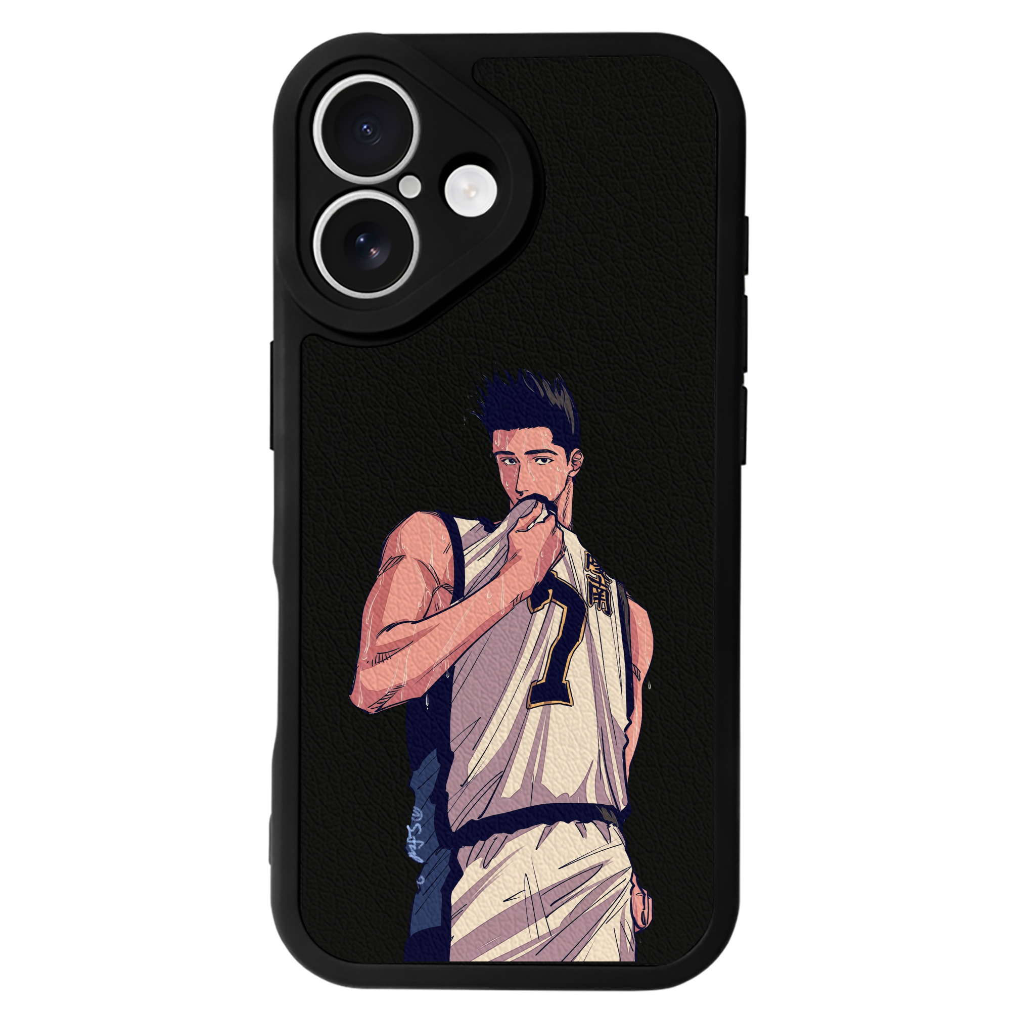 （画像用） SLAM DUNK／スラムダンク 【iPhone 16シリーズ対応】シリコンスマホケース（レザー調） 材質：シリコン